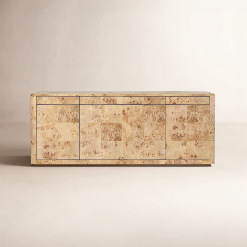 Mullins Sideboard-Natural Mappa Burl