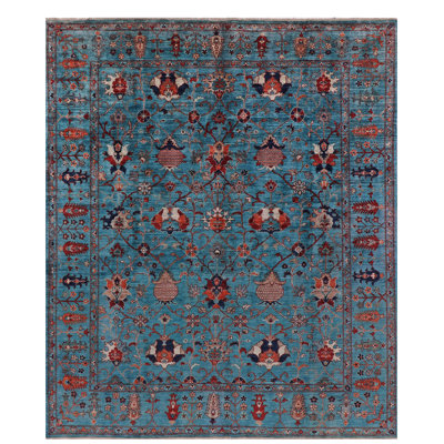 One-of-a-Kind 8'1" X 9'7" Hand Knotted Area Rug