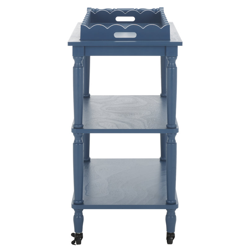 Haven 3 Tier Dining Cart, Blue