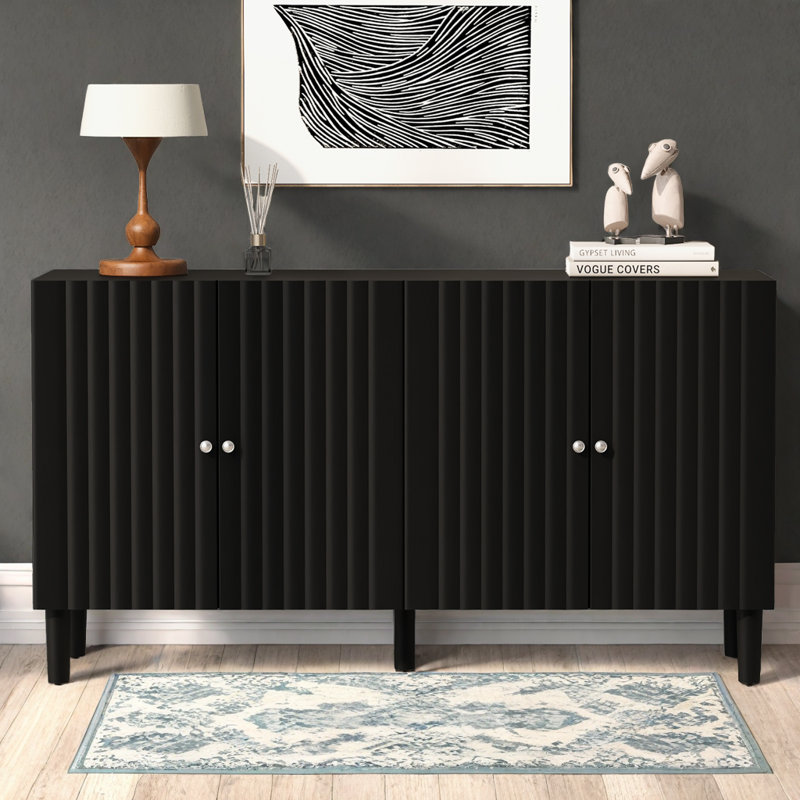 Macintyre 58.1'' Sideboard, Black