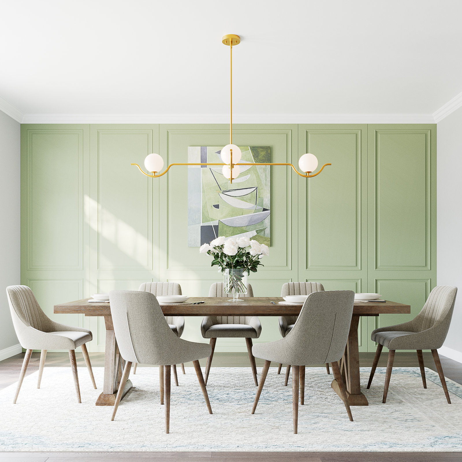 4-Light Chandelier