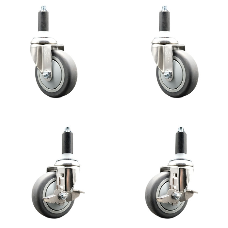 Thermoplastic Rubber Casters