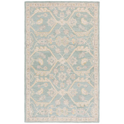 Blossom Hand Tufted Wool Moroccan Indoor Rug