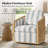 Coray 30.25'' W Modern Farmhouse Rattan Swivel Chair with Fully Assembled-121085751