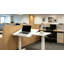 Bureau debout mobile et réglable avec levage pneumatique et bureau inclinable pour une utilisation polyvalente