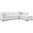 Malone Reversible Sectional White Faux Leather-1725083120