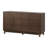 6 Drawer Fluted Dresser 60" Wide - Solid Wood Leg TV Stand, 6 Deep Drawer Storage Cabinet for Bedroom, Living Room & Entryway-819210877
