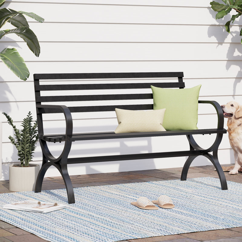 Banc d'extérieur en métal Ariyanah