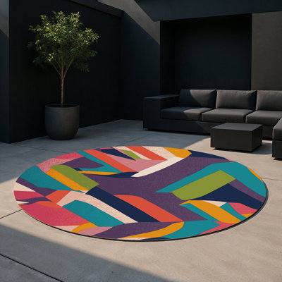 Tapis intérieur / extérieur Luminous Vortex