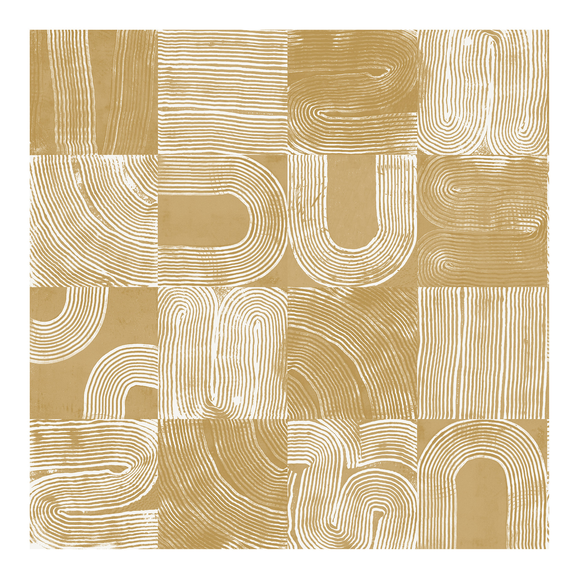 Jacobsen Modern Peel & Stick Geometric Wallpaper, Yellow