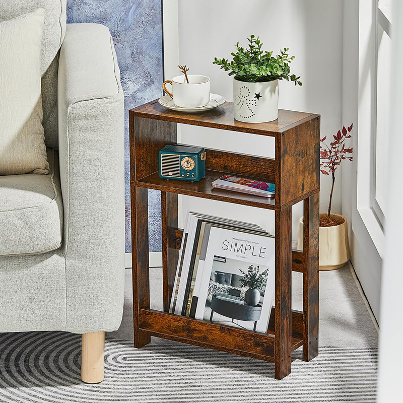 End Table, Rustic Brown