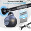 130cm Straight Tension Shower Curtain Pole & Hook Set-1464062926