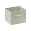 Panier de rangement décoratif en tissu pliable 6 pièces au fini beige, H 8,78 po x l 10,9 po x P 10,01 po-124112971-124112973