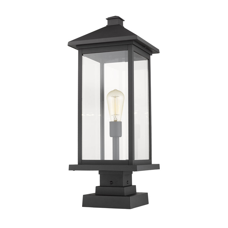 Luminaire suspendu à 1 lumière Lovette, Noir