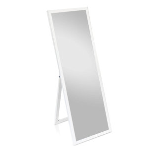 Solid Wood Rectangle Floor Mirror