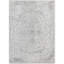 Grey Traditional Rug, Floral Stain Resistant Easy to Clean Rug For Living Room, Dining Room, Bedroom, Kitchen-1524227661