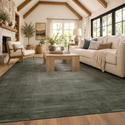 Tapis vert antidérapant et lavable à la machine Vignette Ombre