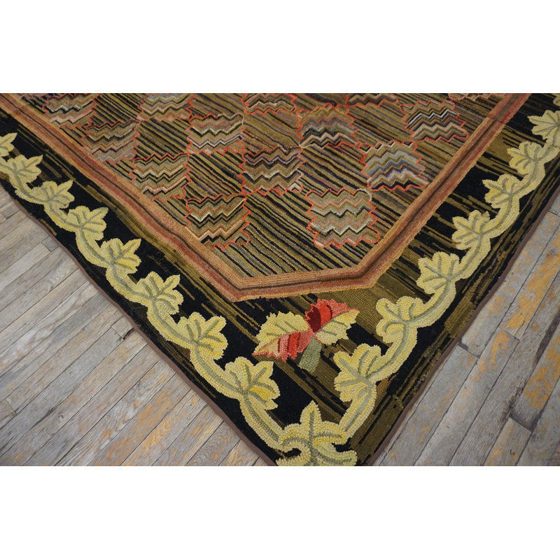 Wool Area Rug in Brown