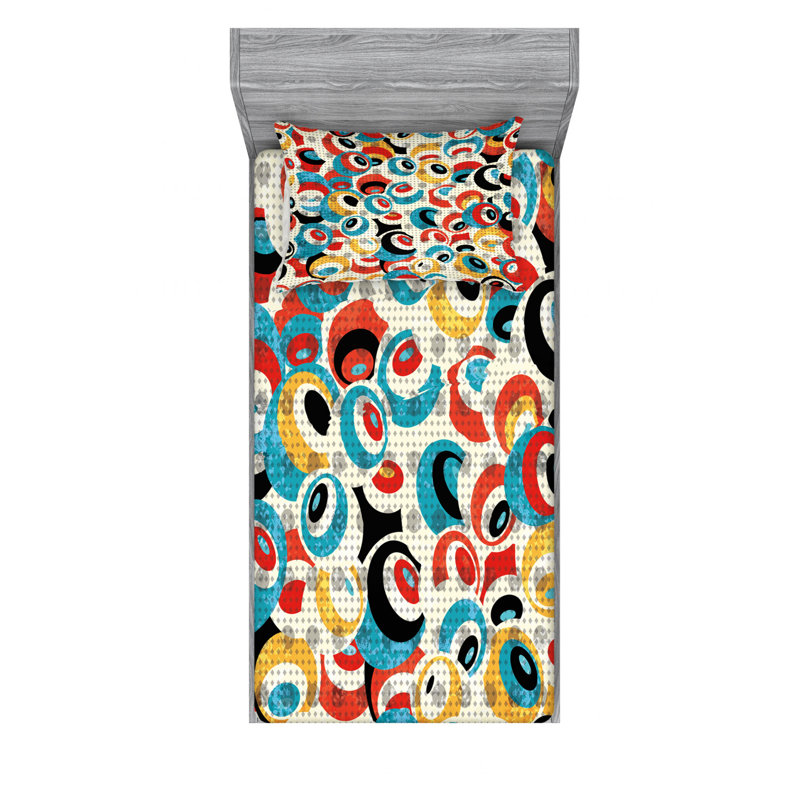 Microfiber Sheet Set, Twin Sheet Set + Fitted Sheet + 1 Pillowcase