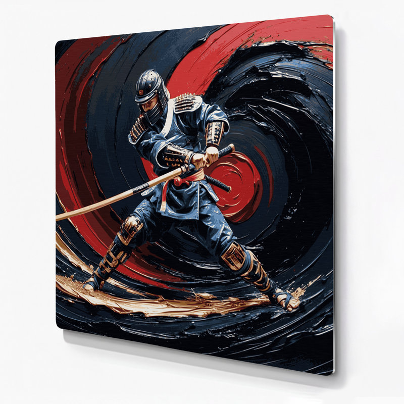 Art mural en métal Sports Kendo