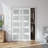 5-Lite Tempered and Frosted Glass Sliding Closet Door with Hardware Kit-100246729