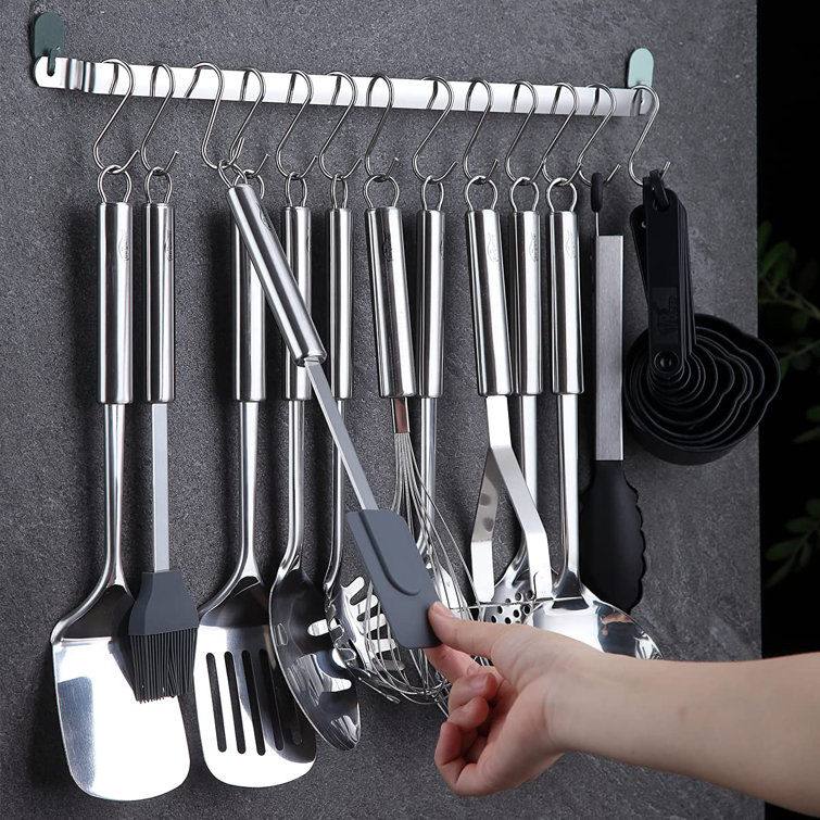 Kitchen Utensils Set 38 Pieces, Stainless Steel Cooking Utensils