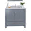 Ensemble de meuble-lavabo de salle de bain simple 36 po Mariário-1238131883-1238131881
