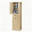 Grande armoire de rangement avec compartiment inclinable et tablettes réglables-132873069