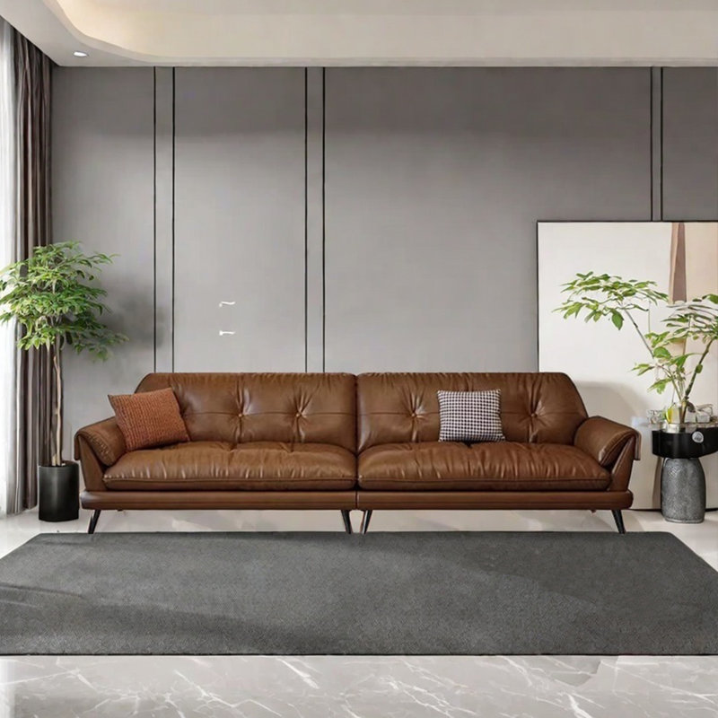 Canapé rétro simple et moderne, H 33,85 po x l 122,04 po x P 38,58 po, 4