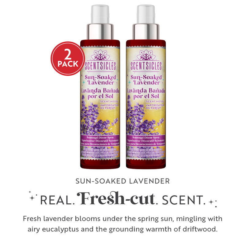 Scentsicles, Scent Mister, lavande gorgée de soleil - paquet de 2
