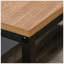 Console, finition brune
