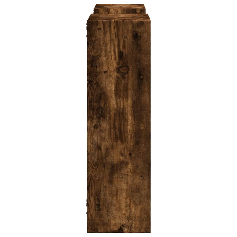 Romanita Floating Shelf, Smoked Oak
