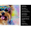 Serviette de cuisine Yorkshire Terrier Hippie Dawg