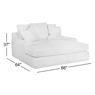Chaise longue rembourrée Dovray