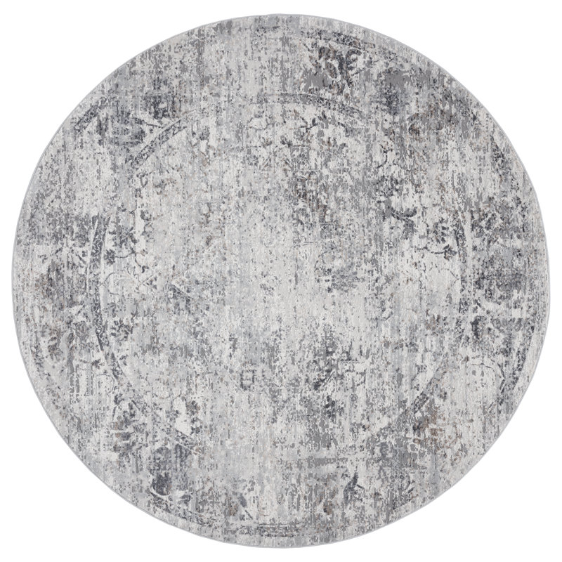 United Weavers Fanna Clark Grey Round Rug 7'10" RD, Round 7'1"
