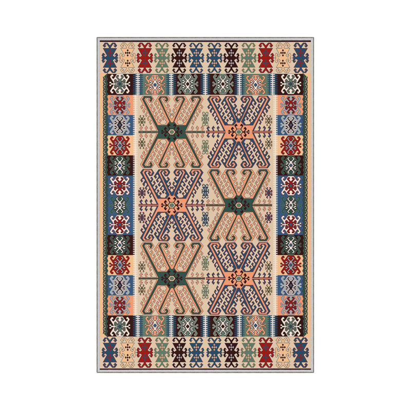 Premium Hall Carpet, 2.6 x 4.9 Feet, 100% Polyester, 650 gr/m² | Antibacterial, Non-Slip PVC Dot Underside, 0.3 in Pile Height | Machine Washable, 3D Digital Print, Durable & Stylish for Home Décor