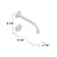 Purist® Wall-Mount Commercial Bathroom Sink Faucet Trim with 9" 90-Degree Spout and Insight Technology-1323878248
