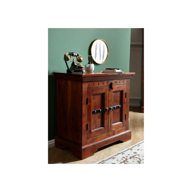 Oxford Solid Wood 65cm W Chest of Drawers, Nougat