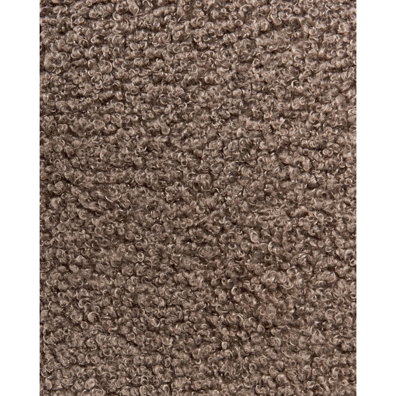 48cm H Boucle Upholstered Upholstered Back Armchair, Beige