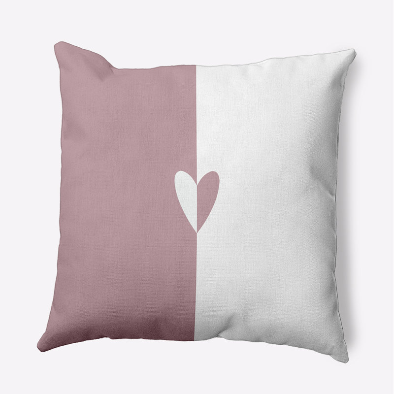 Reversible Throw Pillow, 18" H x 18" W, Square