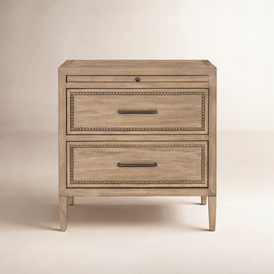 Becki Owens x Surya Hermosa Oak Nightstand