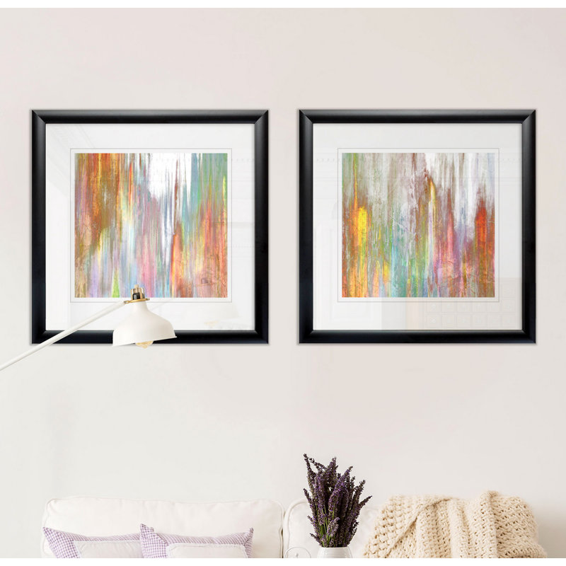 " Mislead I " 2 - Pieces, Black Framed