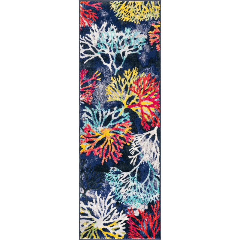 Jonkan Floral Indoor Rug, Runner 2' x 6'