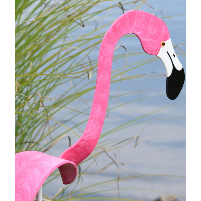 Art de jardin Emersyn Kelly Flamingo, Rose vif