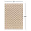 Tali Checkered Handmade Flatweave Area Rug in Brown/Beige-796729425