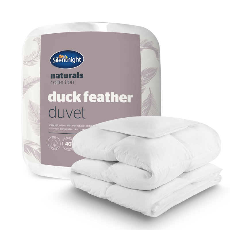 Silentnight Duck Feather 10.5 Tog Duvet, Single
