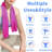 4 Pack Cooling Towel (40"x12"), Soft Breathable Chilly Towel – Ice Towel, Microfiber Towel For Yoga, Sport, Running, Gym, Camping, Fitness & Outdoor Activities (multicolor)-1101466606
