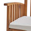 2 chaises de patio en bois avec coussins - élégantes, pour l'extérieur 2 pièces pour la cour et les coussins moelleux