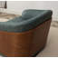 Fauteuil demi-tonneau rotatif en simili cuir Andretta-1428319687