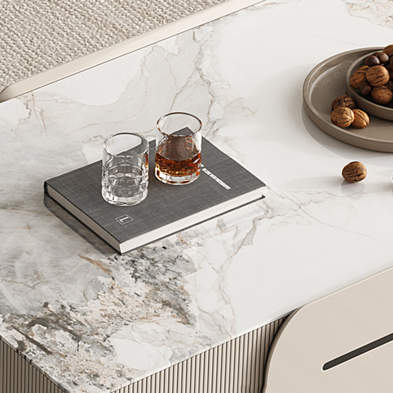 Meuble télé et table basse minimaliste de style français